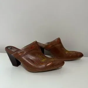 Frye | Shoes | Frye Phoenix Western Studded Leather Mules  display picture 1